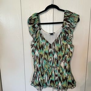 Polyester sleeveless blouse